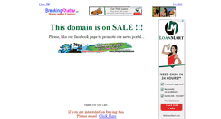 Desktop Screenshot of breakingkhabar.com